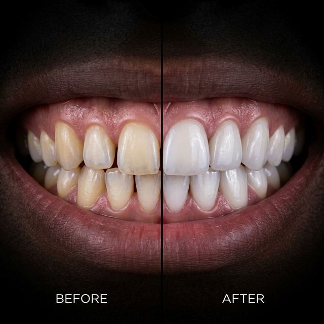 Resultado Lentes de Porcelana - Antes e Depois